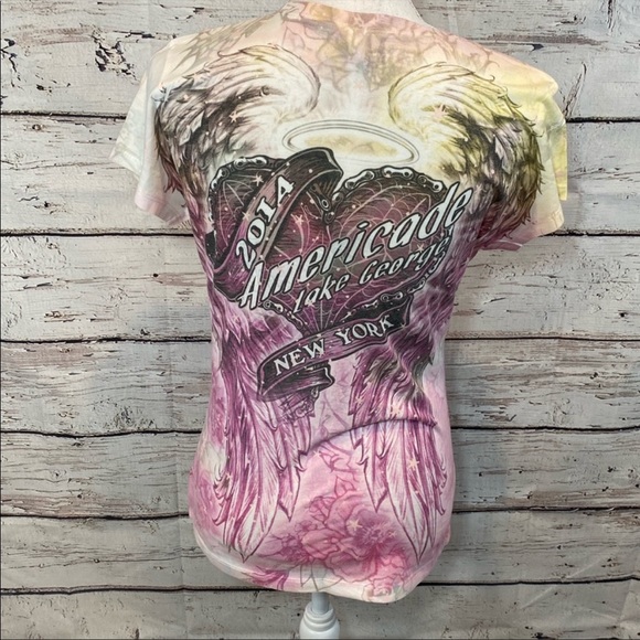 NEXT LEVEL APPAREL Lake George NY Tee-XL - Picture 3 of 3